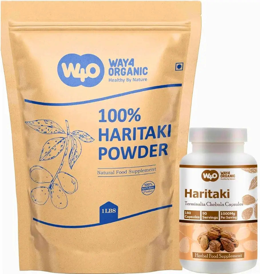 Haritaki Powder and Capsules A3832