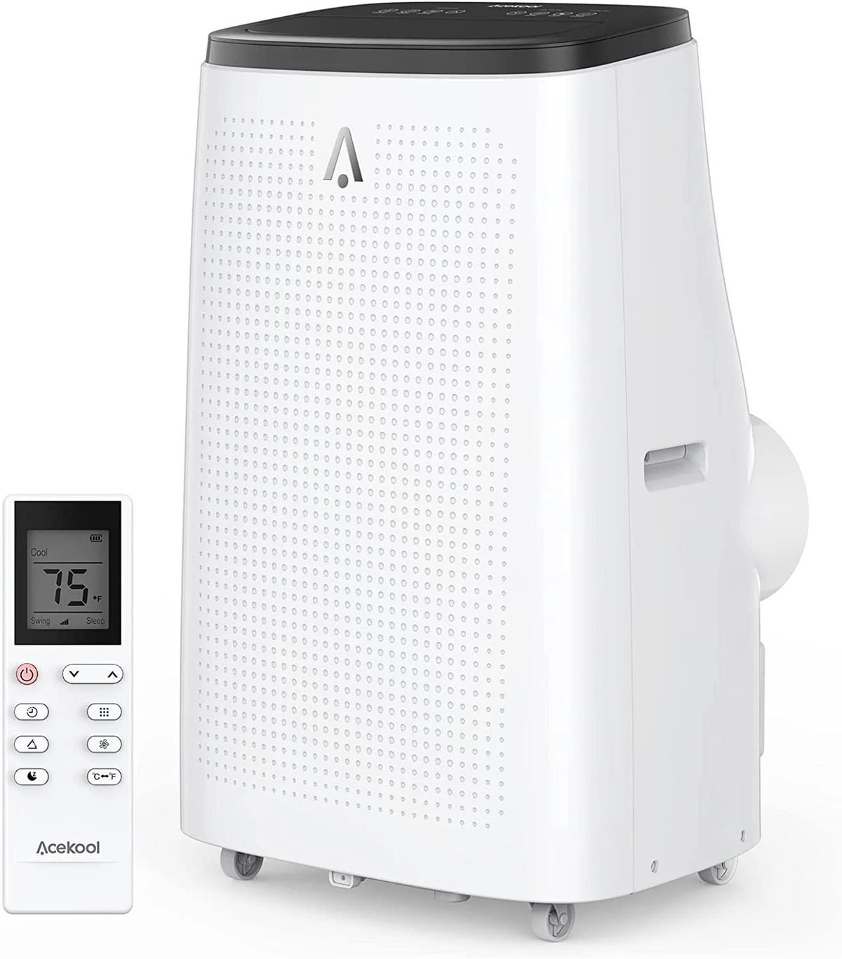 Portable Air Conditioner 14,000 BTU with Remote Control Grey X839744