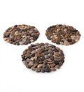 Set of 3 Natural River Rock Stepping Stones B99753