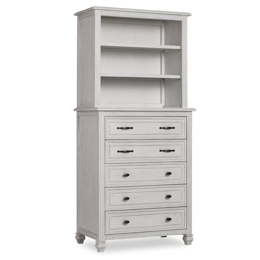 Antique Grey Mist Mini Hutch Bookcase H834
