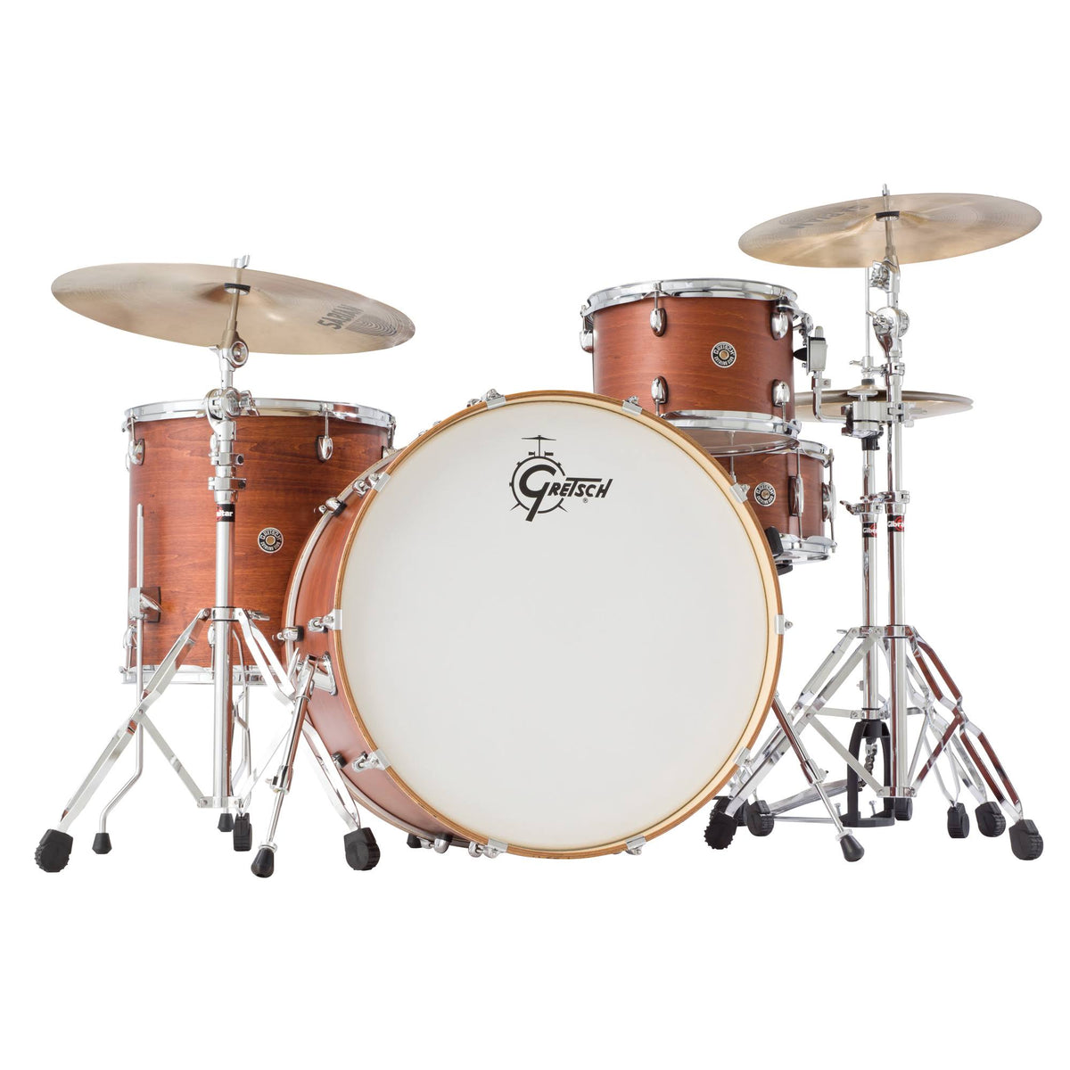 Four Piece Shell Pack in Satin Walnut Glaze W454