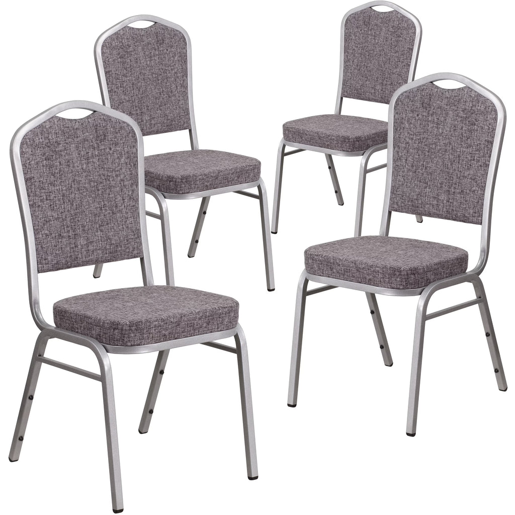 Stacking Banquet Chair, Heringbone, Set of 4 K17166