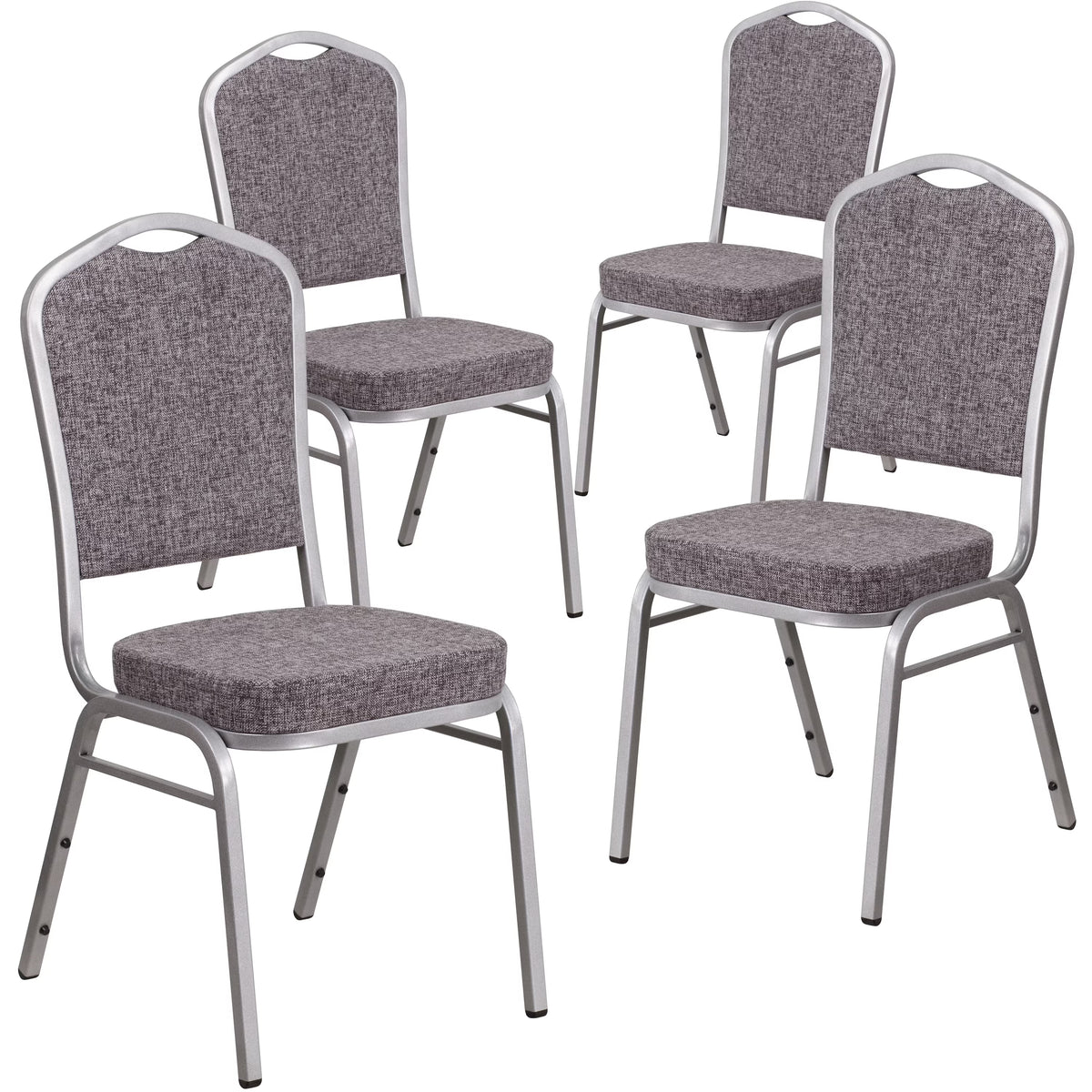 Stacking Banquet Chair, Heringbone, Set of 4 K17166