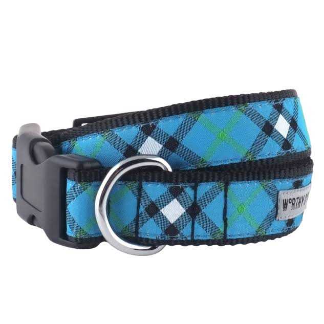Plaid Dog Collar M6077