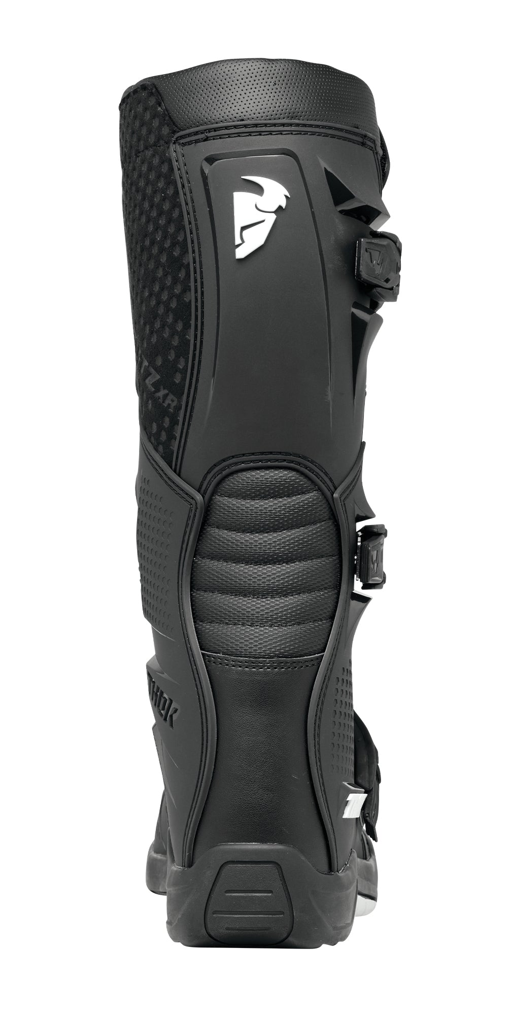 Black/White Motocross Offroad Riding Boots T563