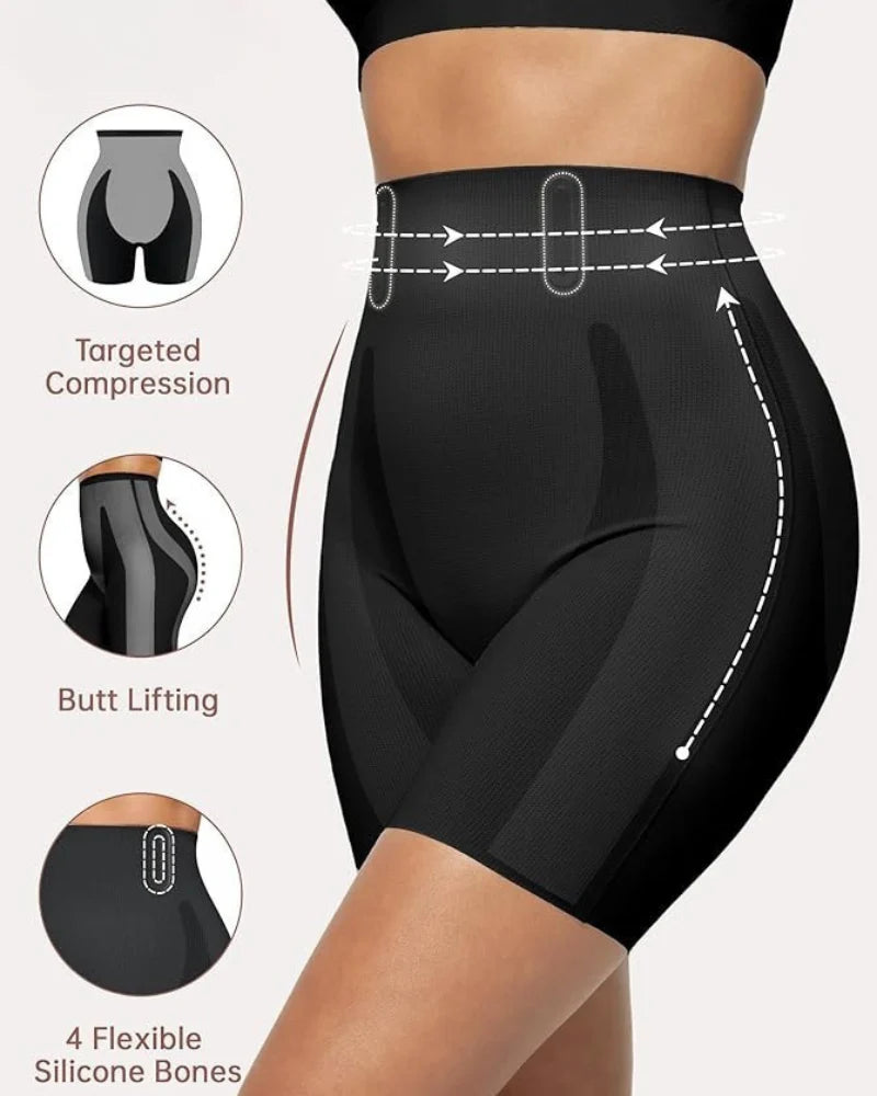 High-Waist Sculpting Shapewear Shorts N191