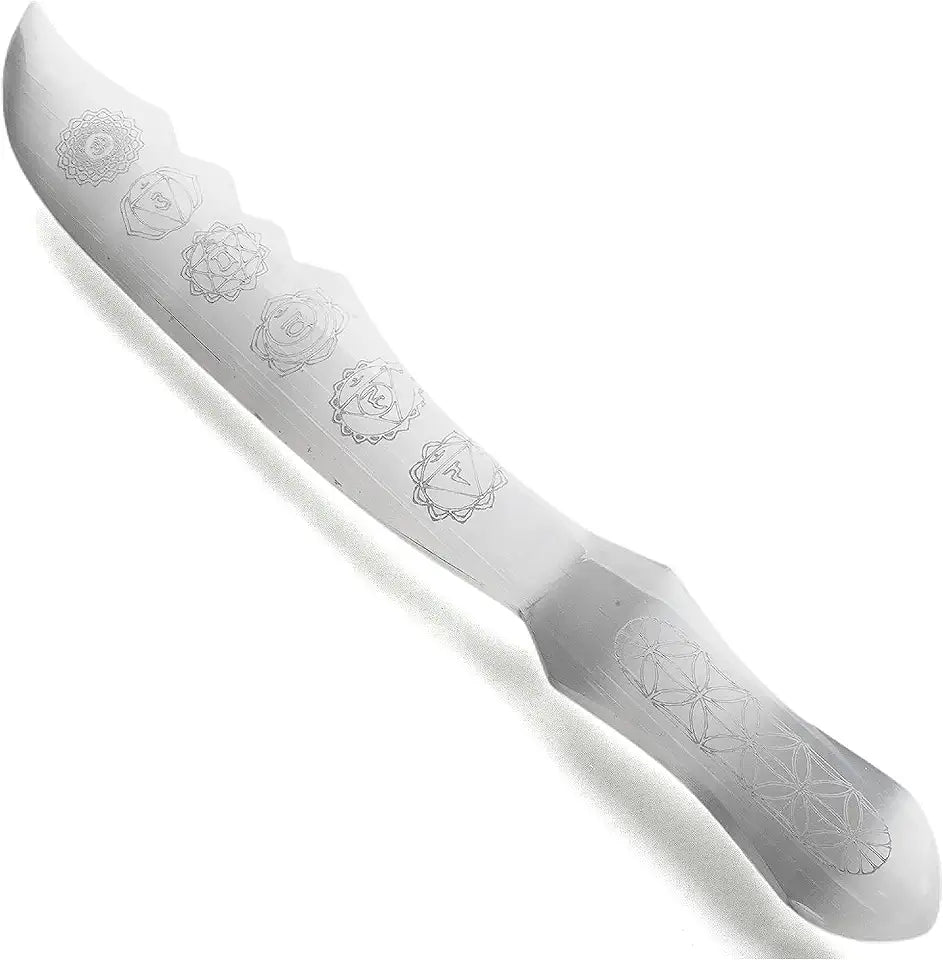 Selenite Dagger Chakra Knife O48203