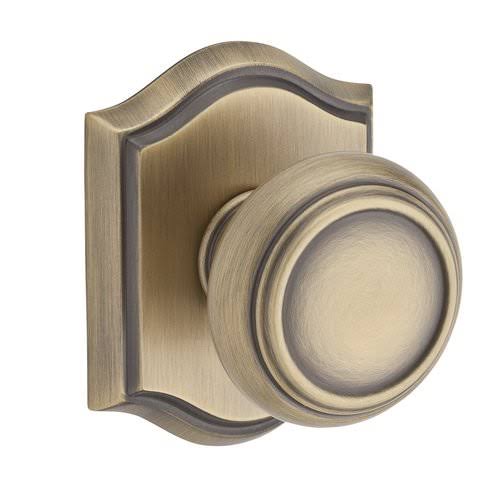 Passage Traditional Knob and Arch Rose Bright Chrome J946156