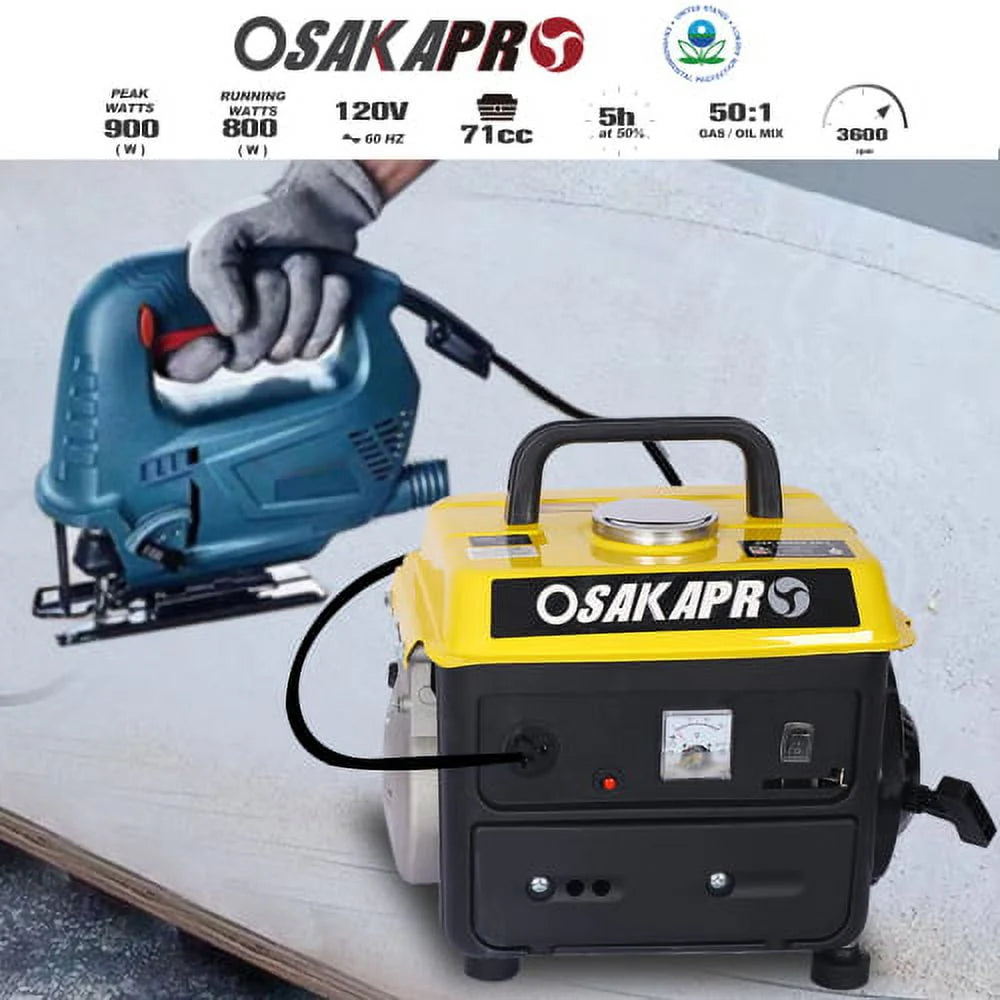 Portable Low Noise Gas Powered Generator E252656
