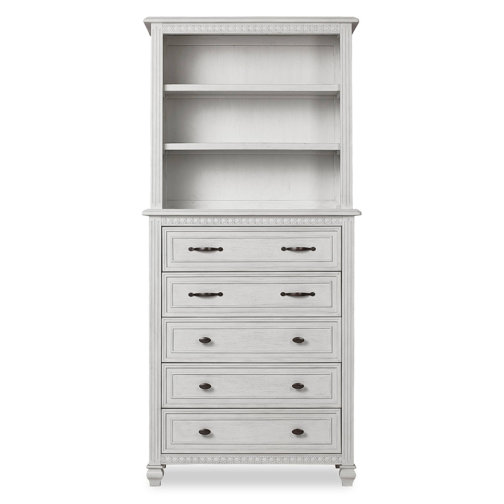Antique Grey Mist Mini Hutch Bookcase H834