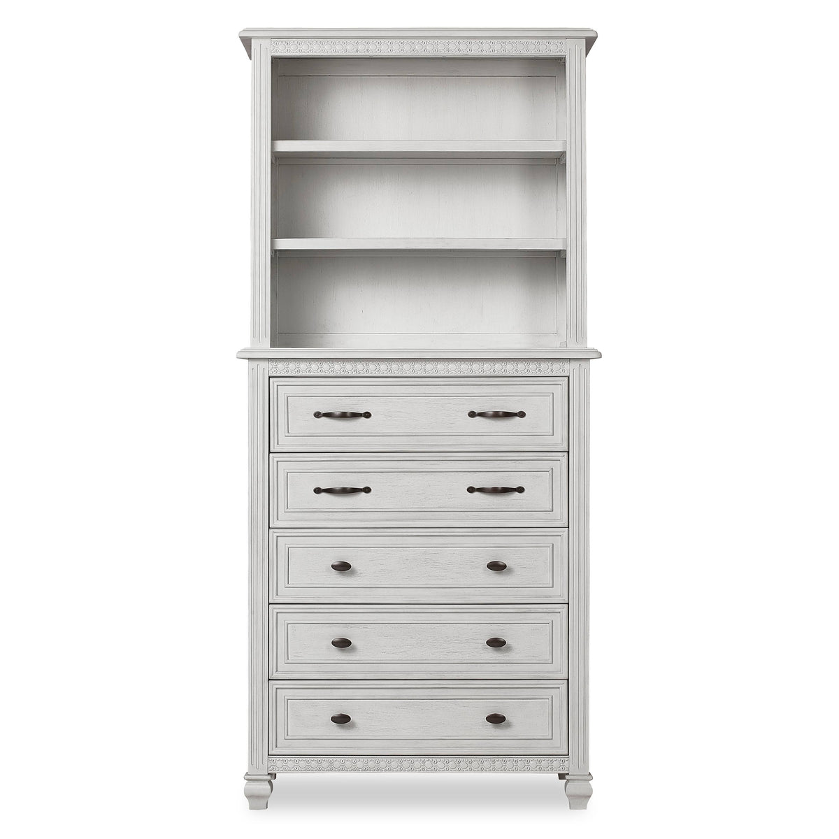 Antique Grey Mist Mini Hutch Bookcase H834