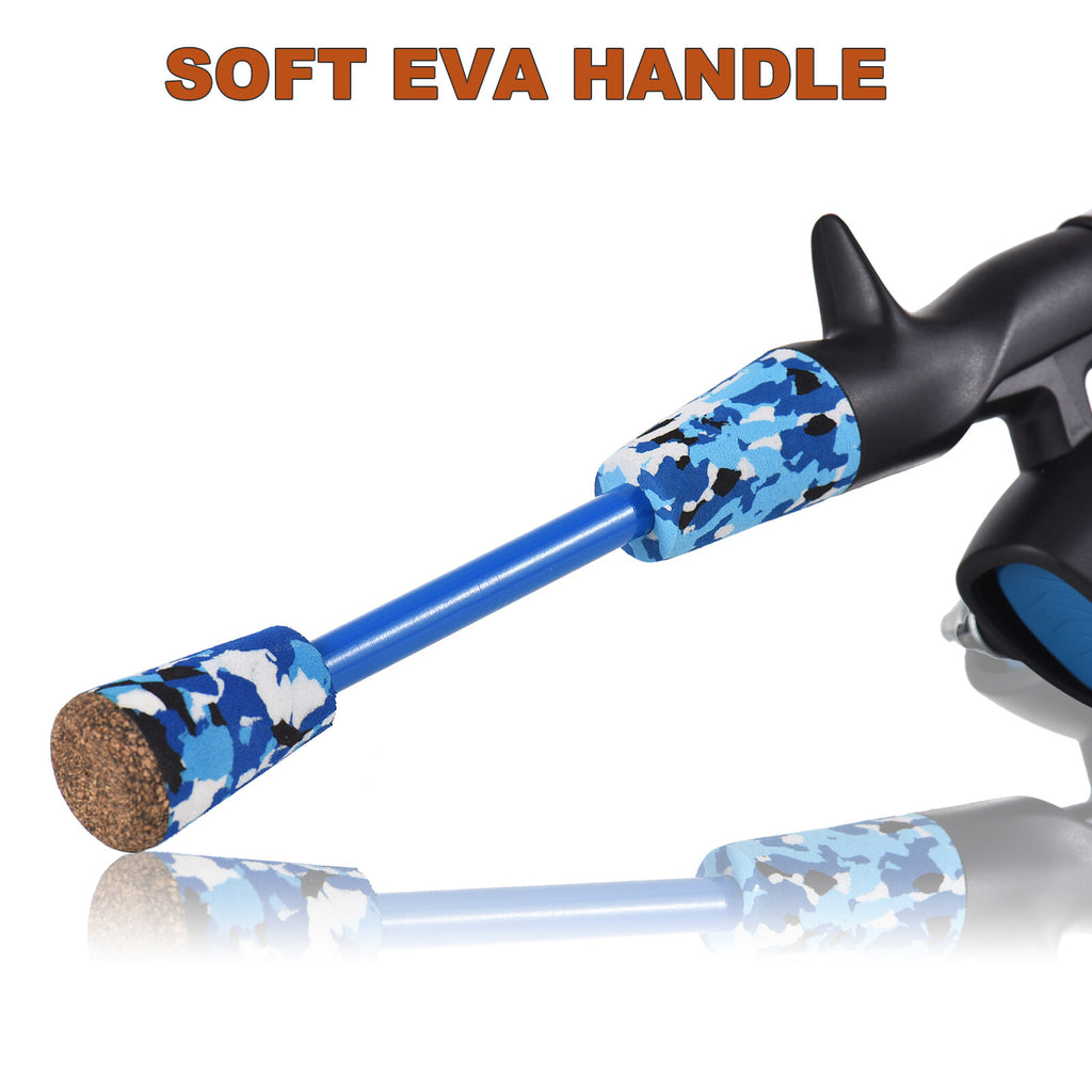 Kids Fishing Rod and Reel Combo Telescopic Casting Rod with Spincast Reel and Carry Bag Y7152