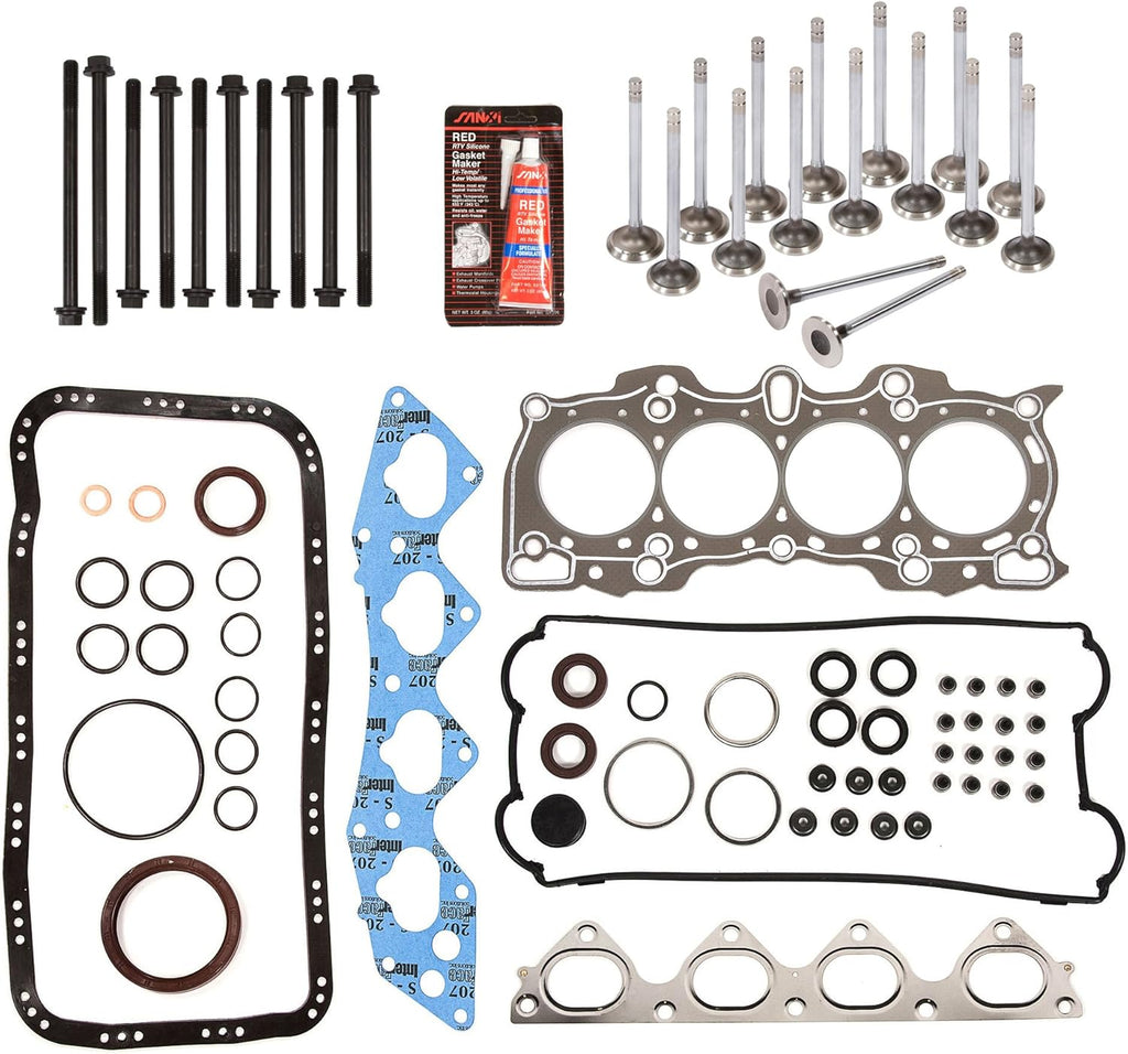 Full Gasket Set Head Bolts Intake Exhaust Valves D564538
