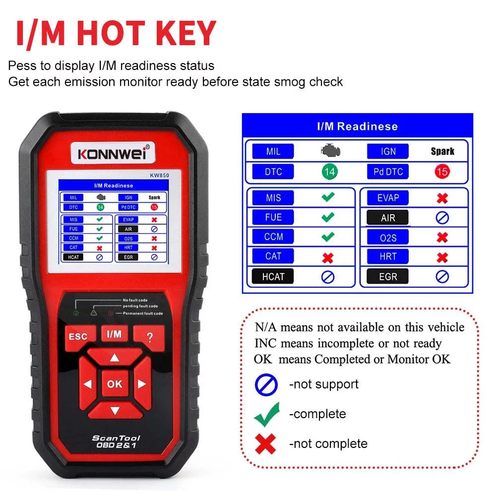 OBDII Scanner Code Reader Car Diagnostic Scan Tool J739