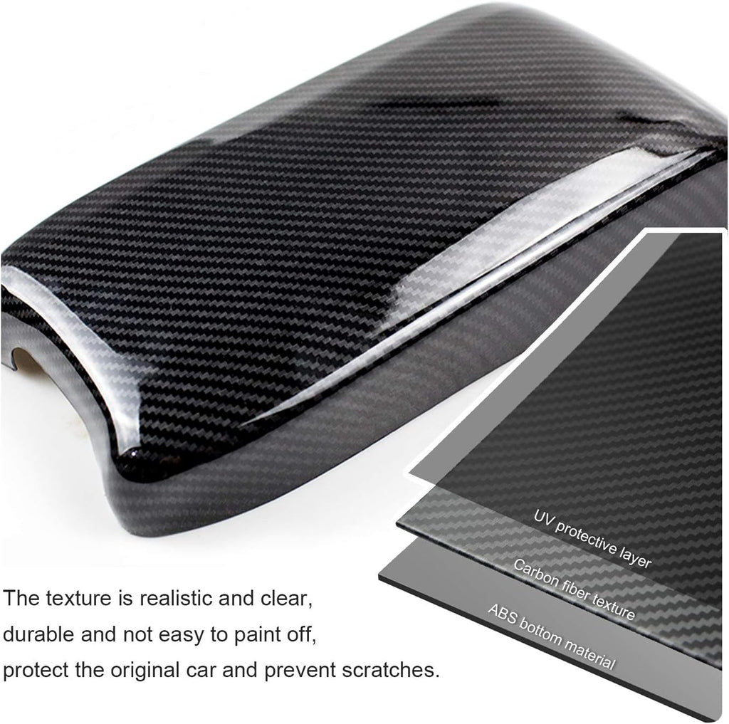 Carbon Fiber Center Console Armrest Cover C65272