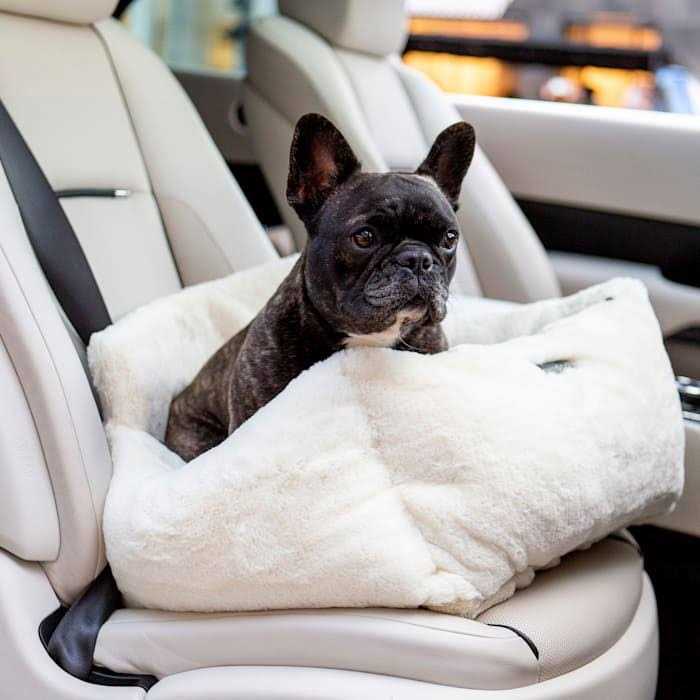 Ivory Dog Car Seat Bed A44784