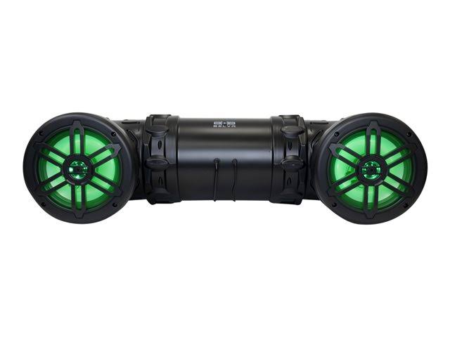 600 Watt Bluetooth Dual 8-Inch Sound System with LED Lights and Remote J3256