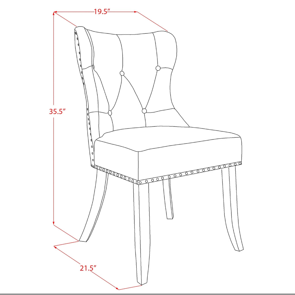 3-piece Wood Dining Table Set N4424