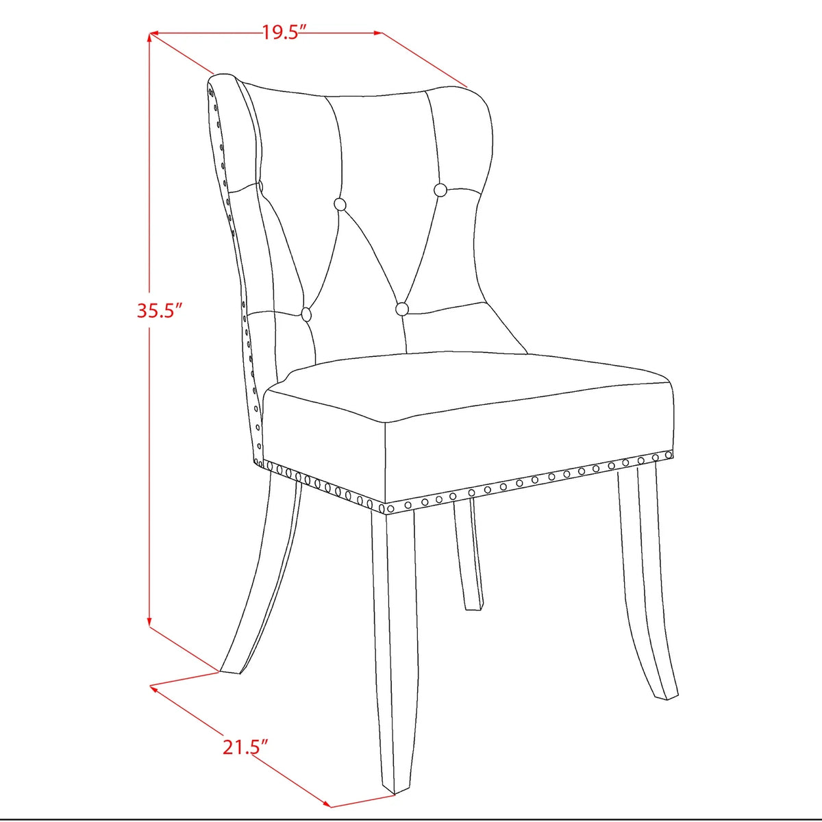 3-piece Wood Dining Table Set N4424