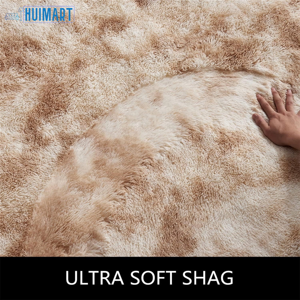 5 x 7 ft Charcoal Gray Shaggy Area Rug P78971