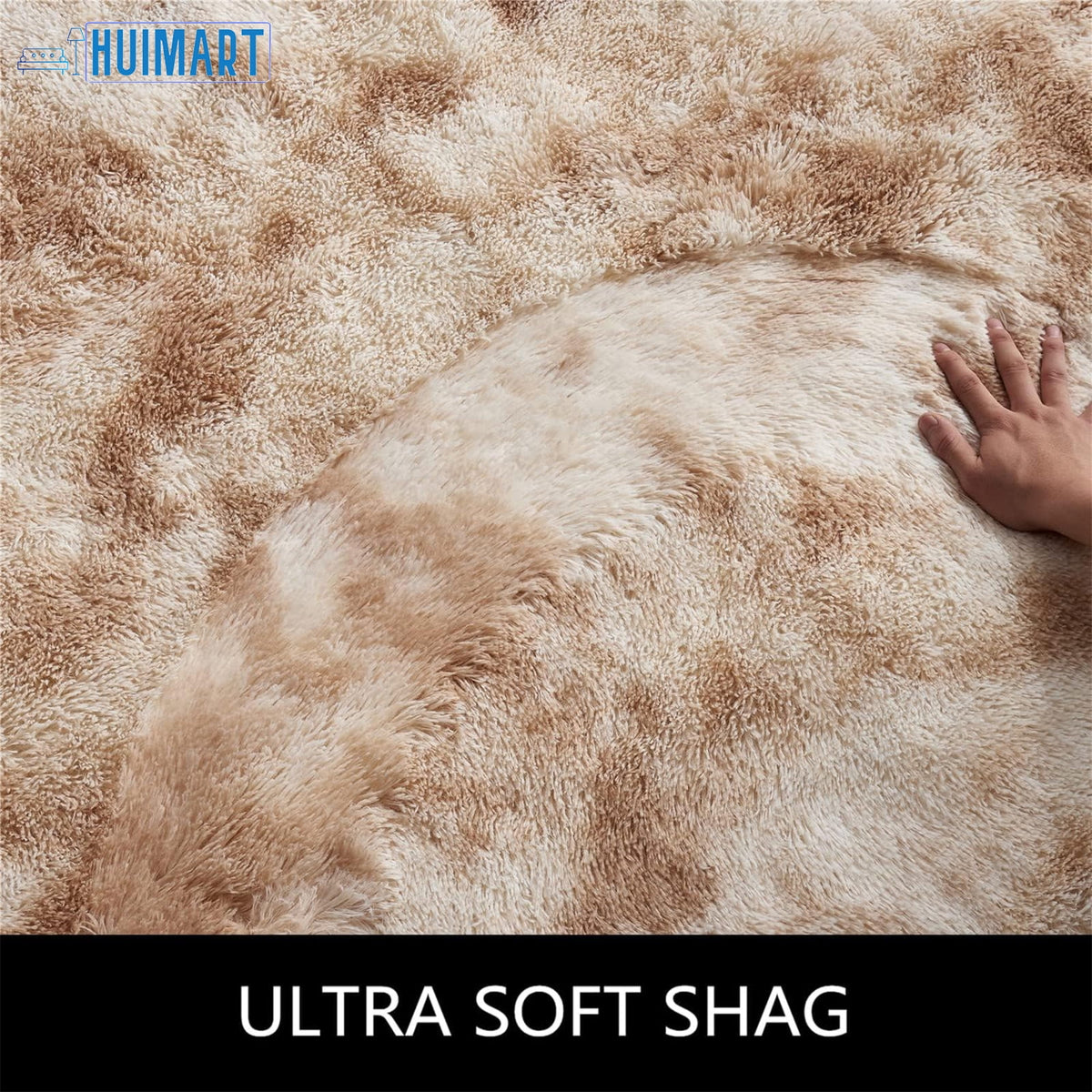 5 x 7 ft Charcoal Gray Shaggy Area Rug P78971
