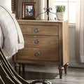3-Drawer Nightstand in Brown K9747