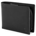 Black Inside Zip California Leather Wallet T8623