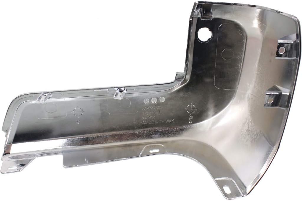 Chrome Plastic Rear Bumper End Cap Pair for Toyota Tacoma 2016-2020 T181716
