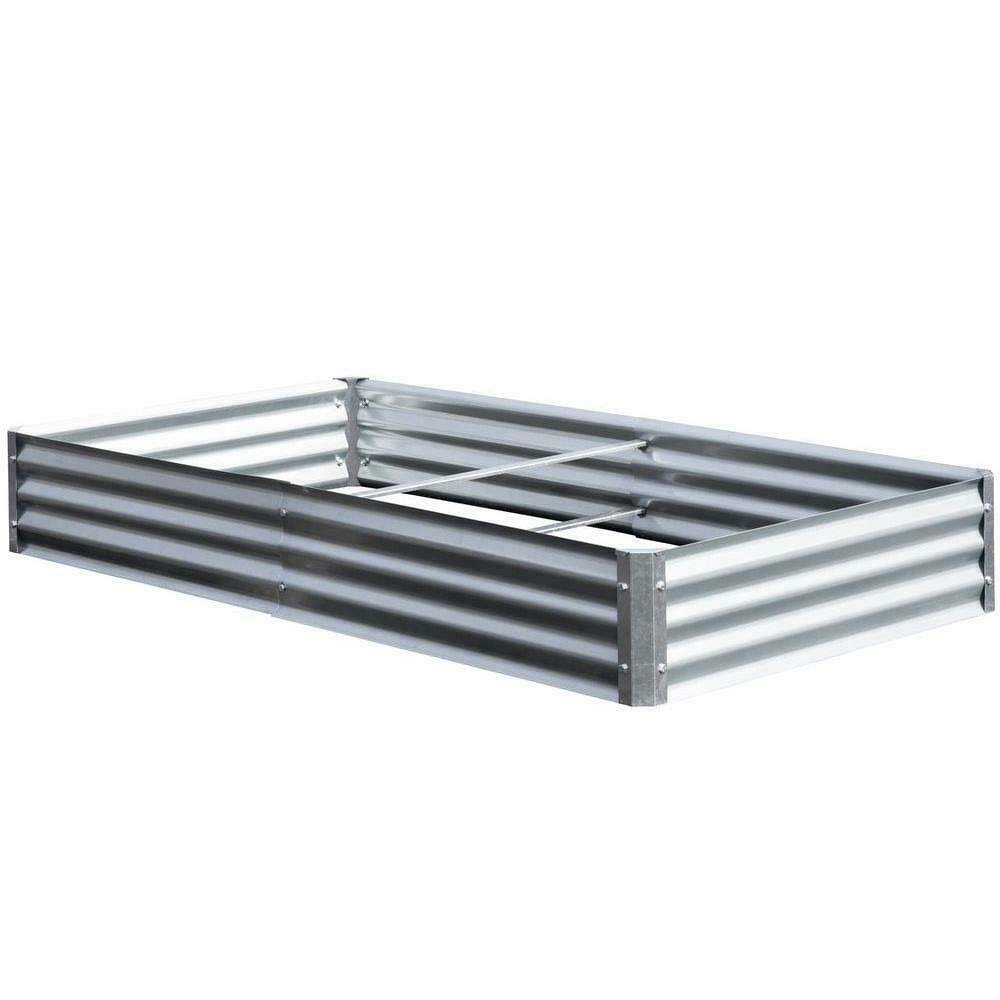 Galvanized Raised Garden Bed Bundle D764294