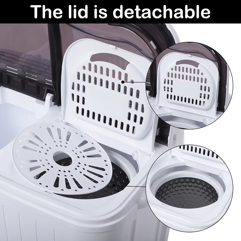 Portable Compact Semi-automatic Washing Machine X505