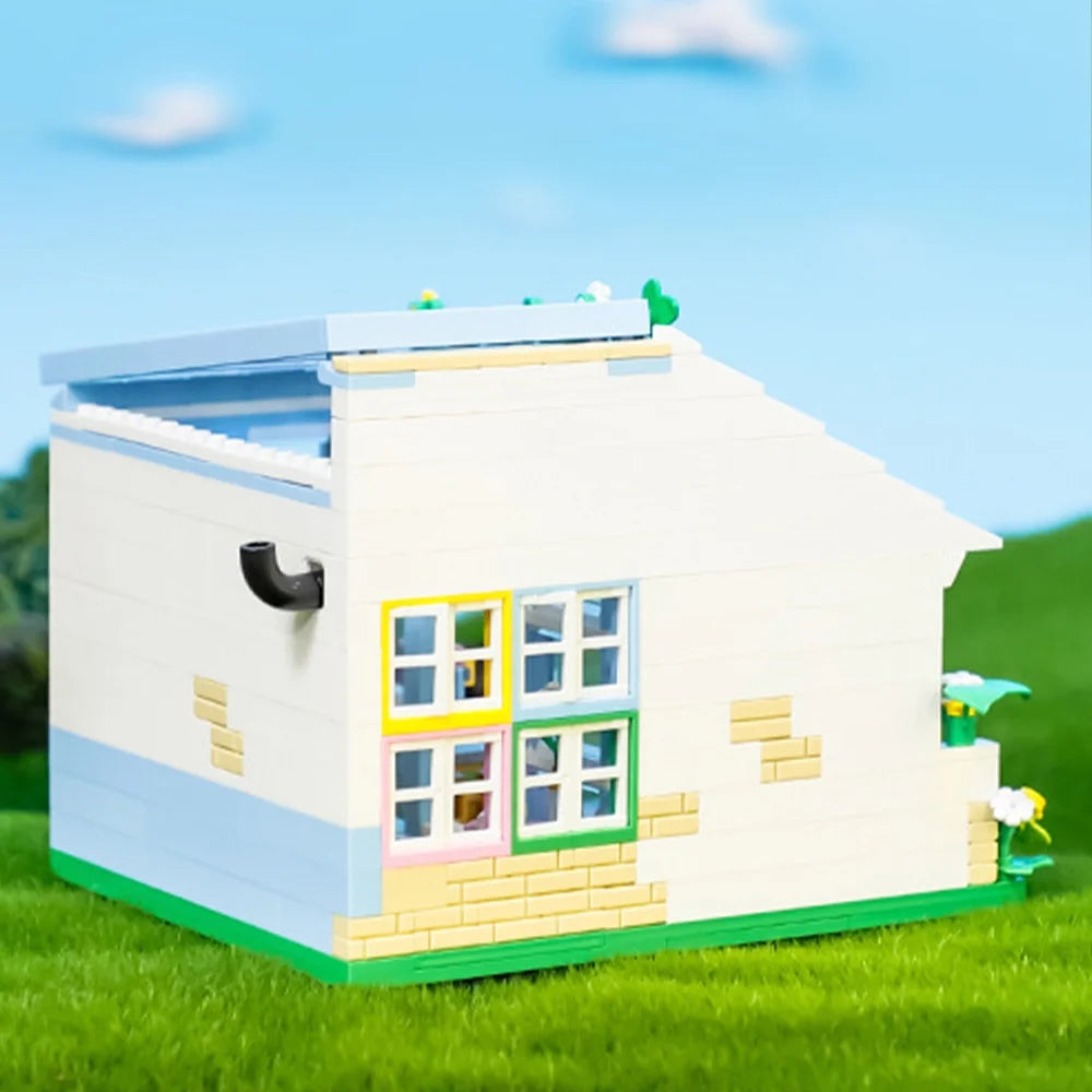 DIY Miniature Dollhouse Kit with Furniture and Flowers, 1:24 Scale K917778