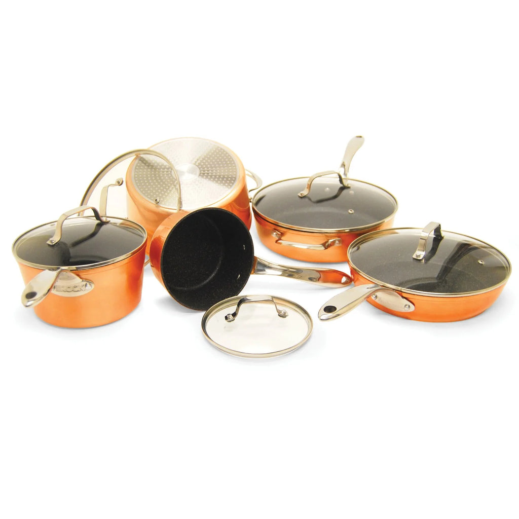 10 Piece Copper Cookware Set O10612