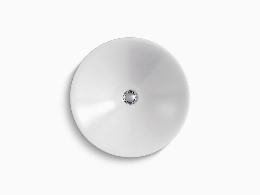 Round Wading Pool Bathroom Sink Thunder Grey H433