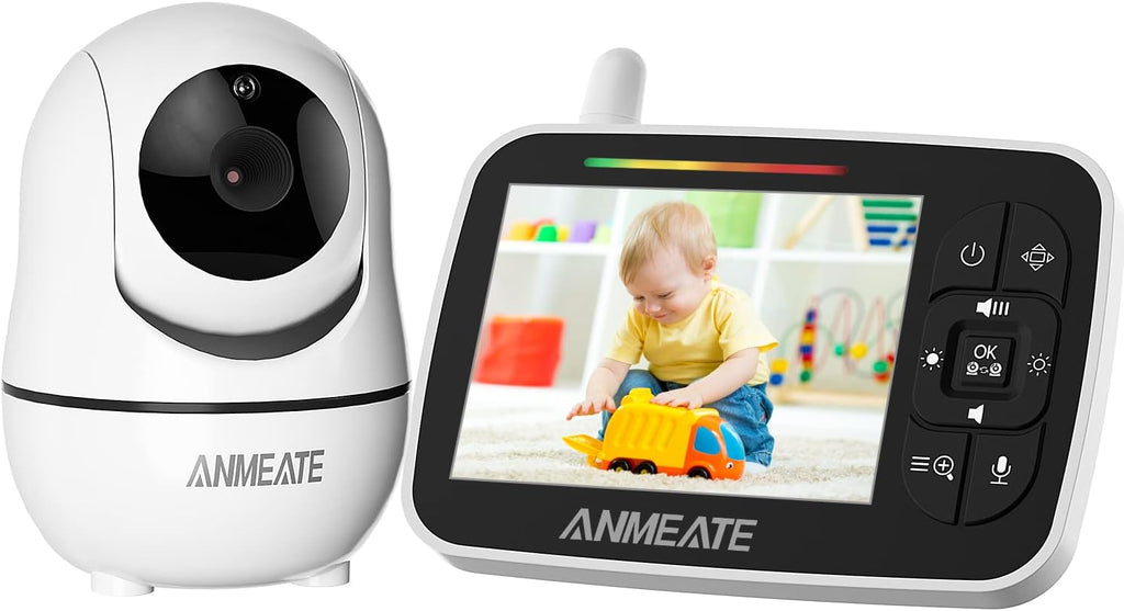 3.5” Video Baby Monitor with Infrared Night Vision and Two Way Talk O846