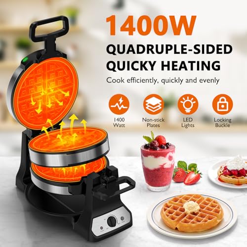 1400W Belgian Waffle Maker K9900