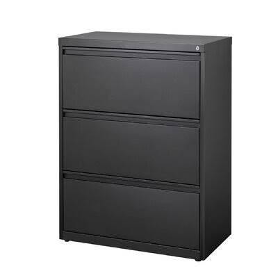 Black 3-Drawer Lateral File N4701