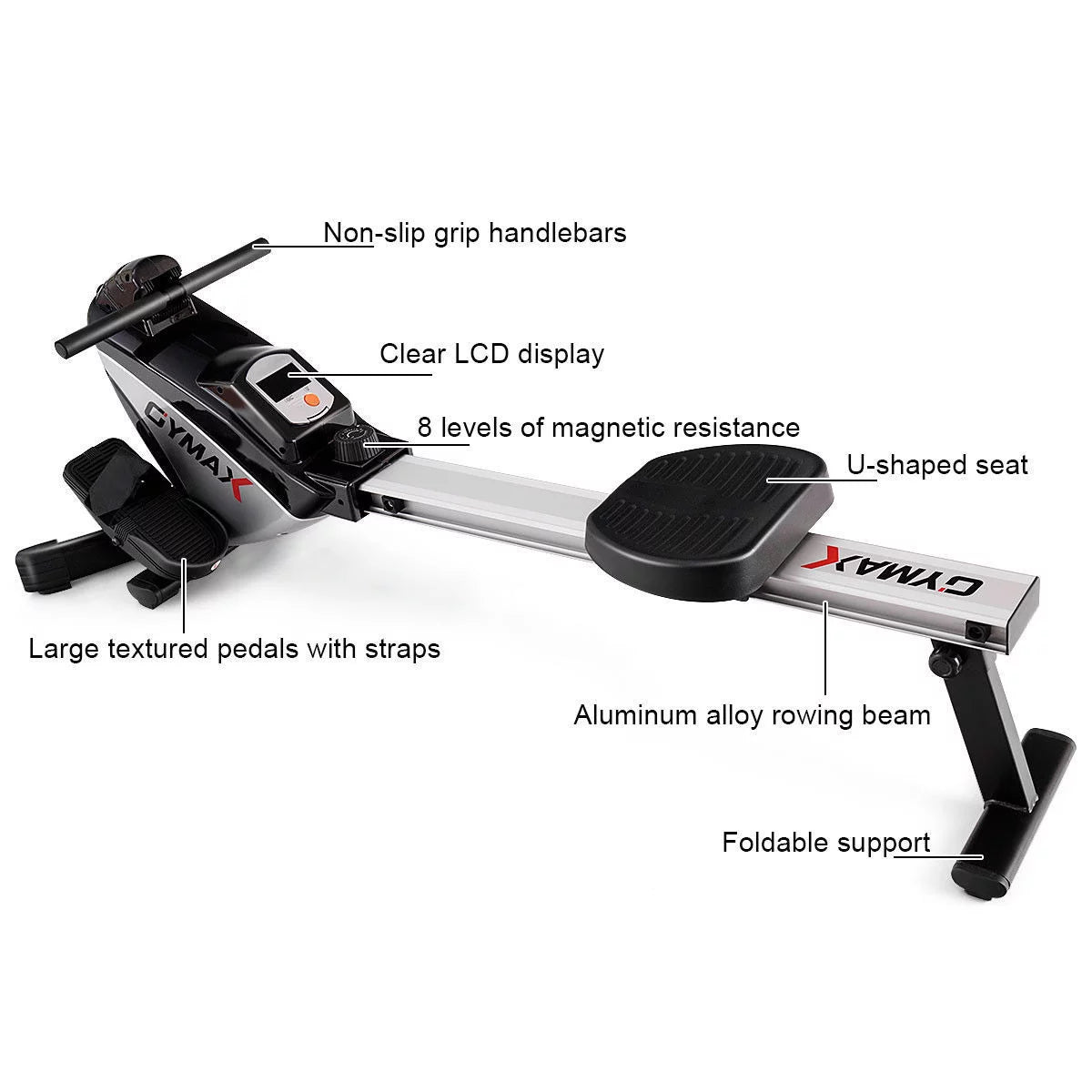 Folding Magnetic Rowing Machine Z28458