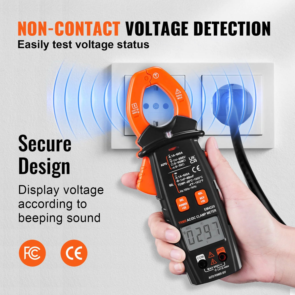 6000 Counts True RMS Digital Clamp Meter K80833