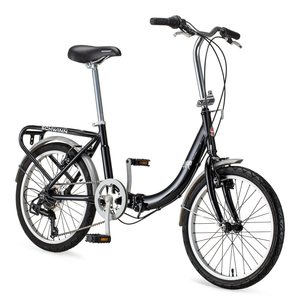 Folding Commuter Bike, 20-inch wheels, Black J6013
