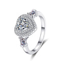 1 ct Moissanite Diamond Engagement Ring I409156