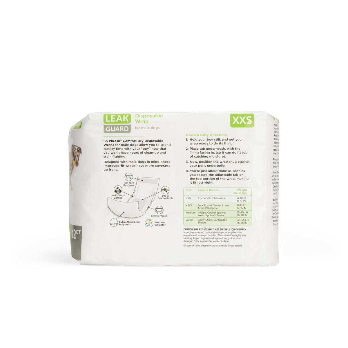 Disposable Wrap For Male Dogs P6356