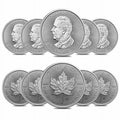 10 1 oz Canadian Silver Maple Leaf Coin J96254