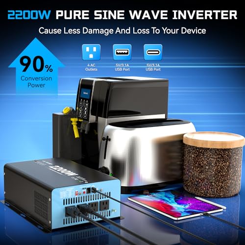 2500W Pure Sine Wave Inverter with Transfer Switch Z4188