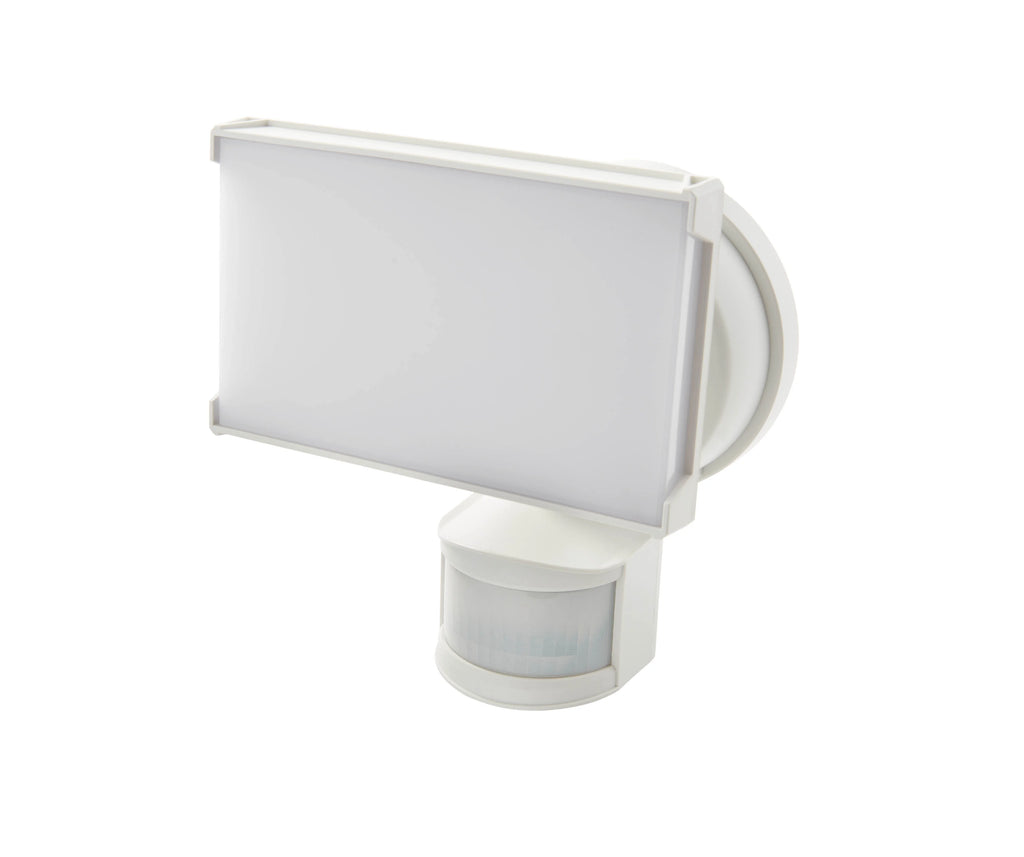 Solar Three Head LED Motion Sensing Security Flood Light, White, 2000 Lumen U90562