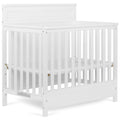 White 4-in-1 Convertible Mini Crib P3028
