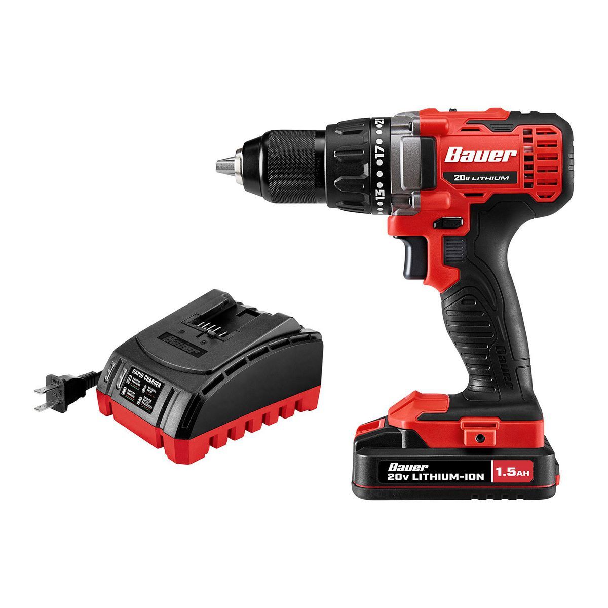 20V Cordless 1/2 in. Drill/Driver Kit with Battery and Charger J3170