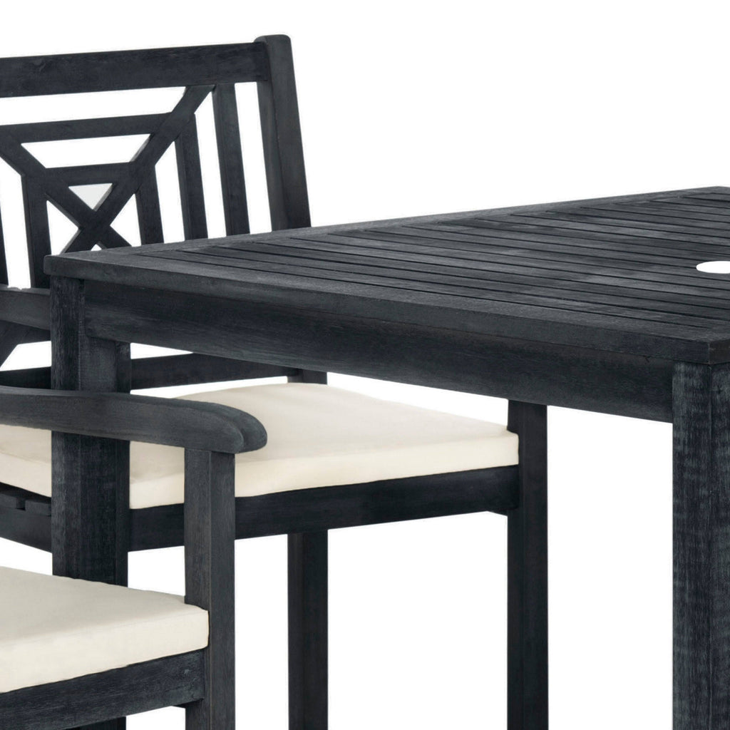 5 Piece Dark Slate Gray Dining Set Z787