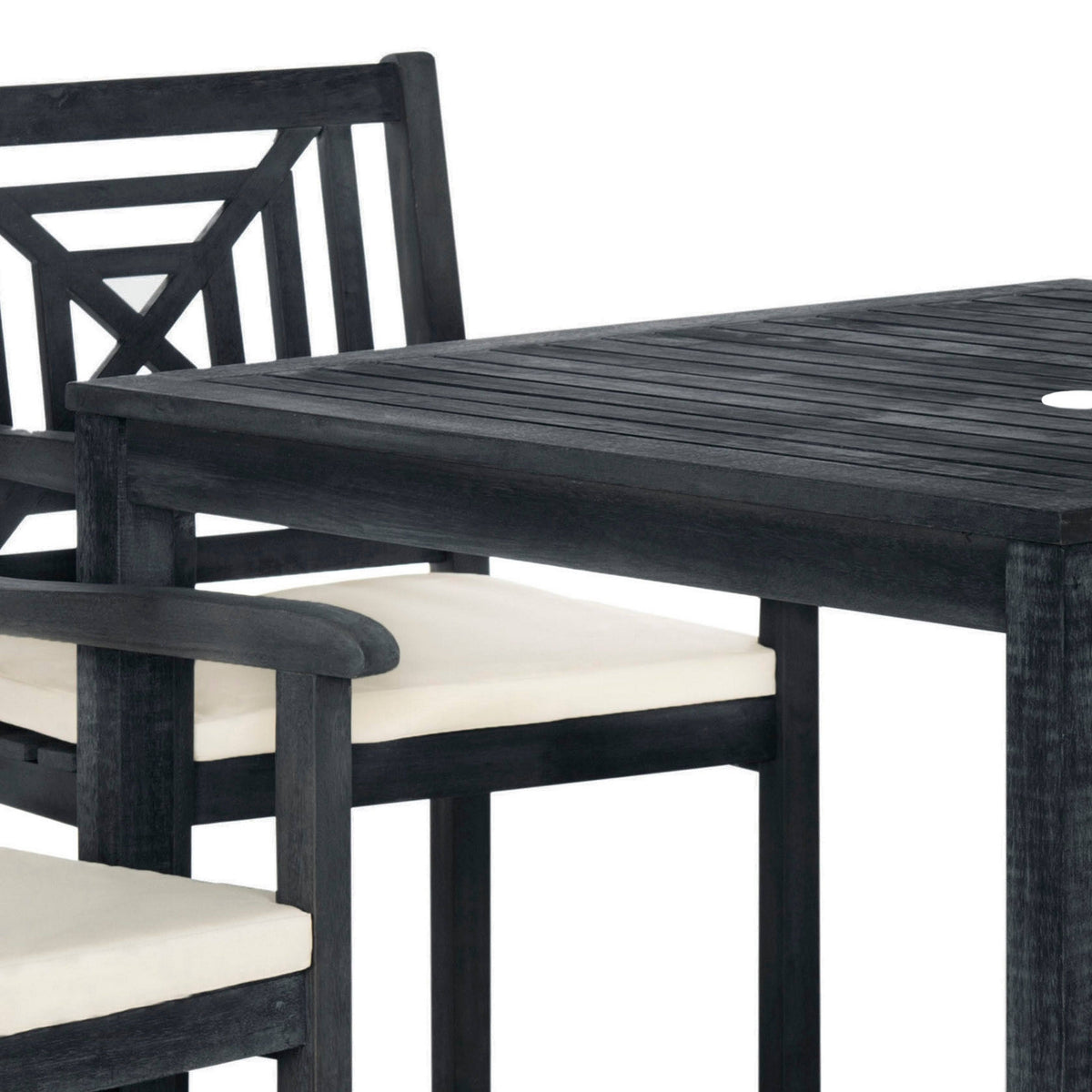 5 Piece Dark Slate Gray Dining Set Z787