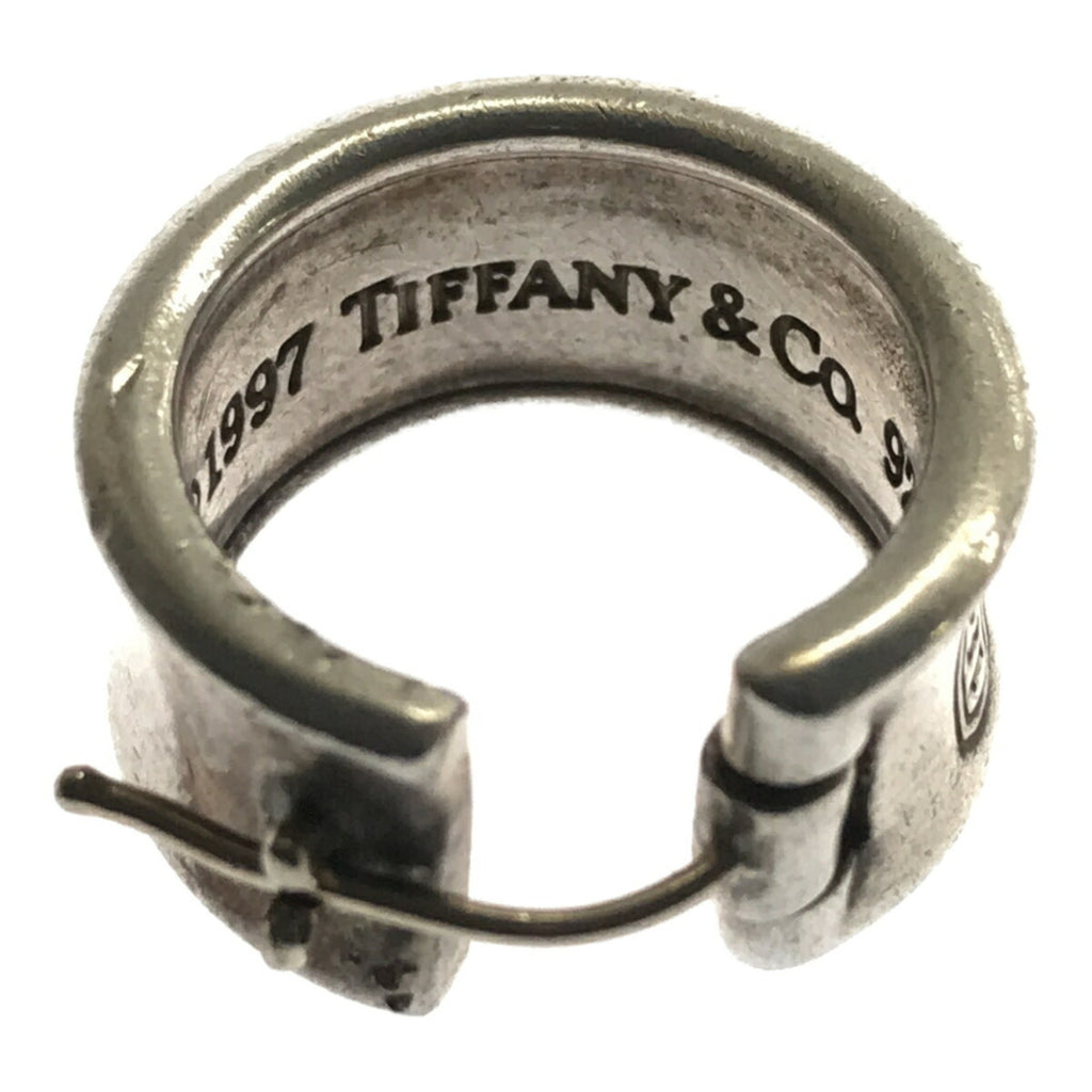 Silver 925 Wide Hoop Earrings Y6871
