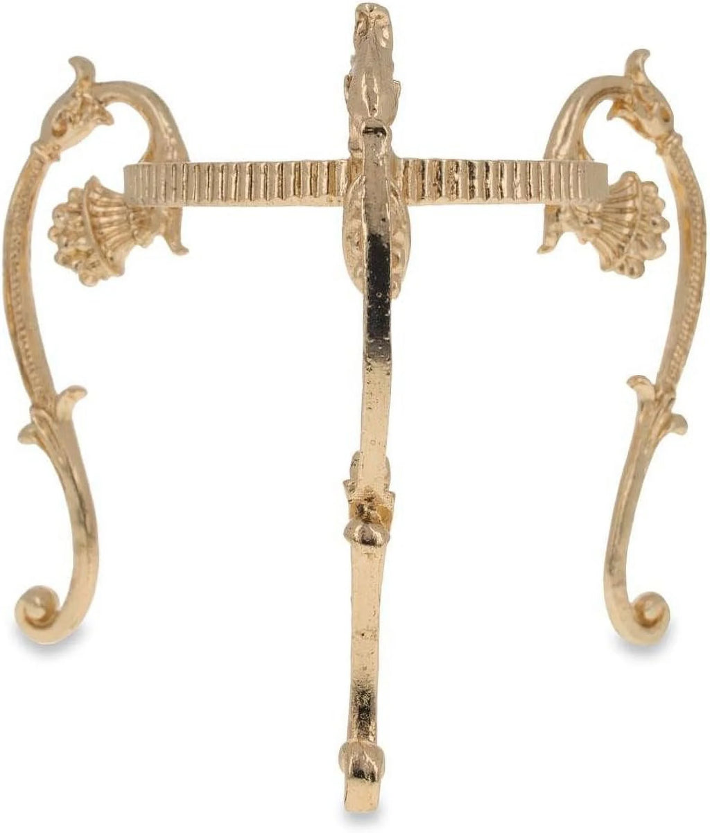 Metal Ostrich Egg Stand Holder 3.6 Inches T510